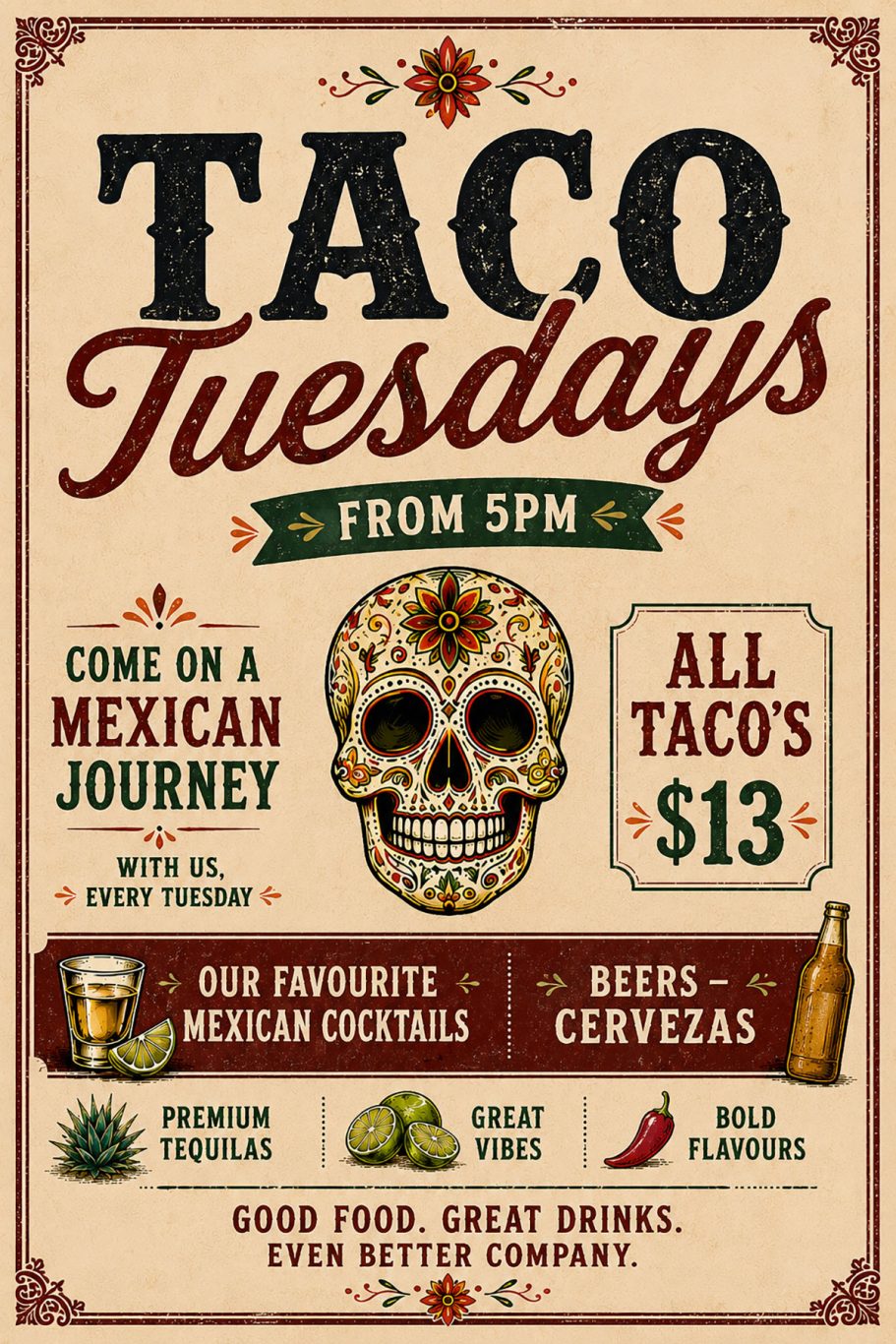 Craft and Social Taco Tuesday