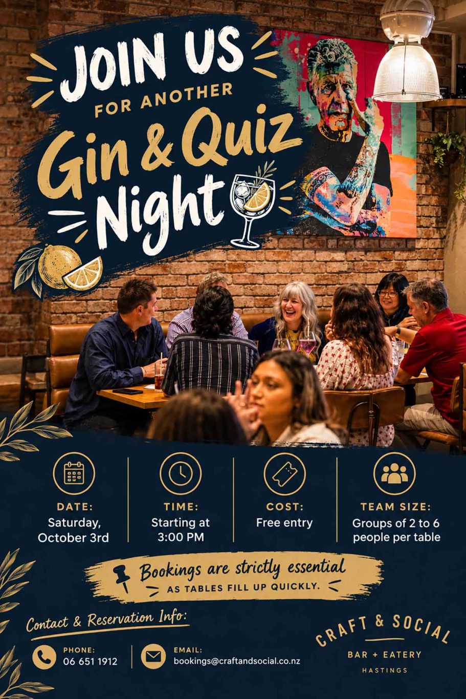Gin & Quiz Event
